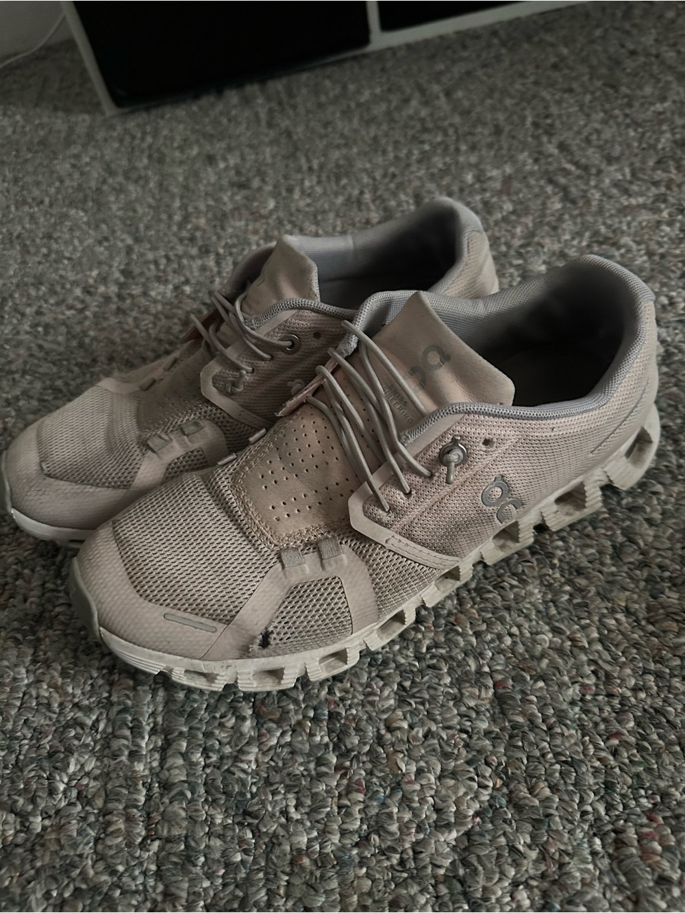 On Running Men’s Cloud-Inspired Athletic Sneakers - Light Beige